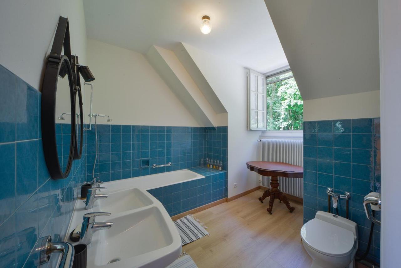 La Genetiere - Grande Maison Avec Etang En Sologne Mery-es-Bois Bagian luar foto