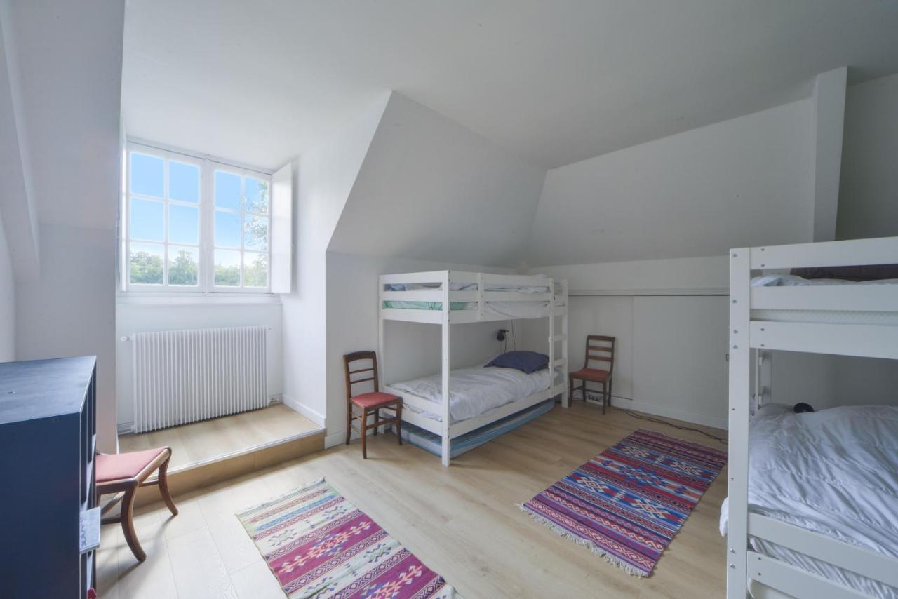 La Genetiere - Grande Maison Avec Etang En Sologne Mery-es-Bois Bagian luar foto