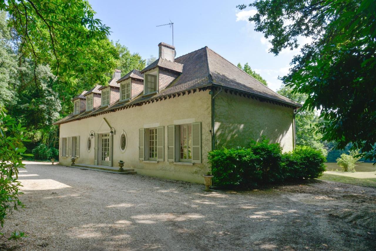 La Genetiere - Grande Maison Avec Etang En Sologne Mery-es-Bois Bagian luar foto