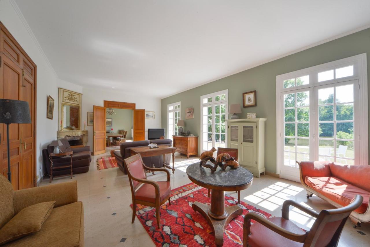 La Genetiere - Grande Maison Avec Etang En Sologne Mery-es-Bois Bagian luar foto